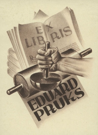 Ex libris Eduard Pruks 