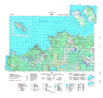 O-34-36-AB Nõva : Eesti = Estonia 1:50 000 