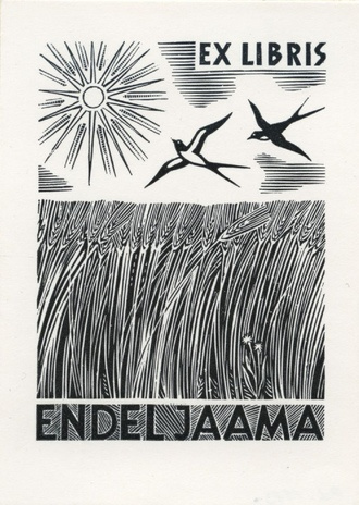 Ex libris Endel Jaama 