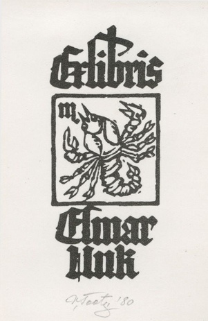 Ex libris Elmar Uuk 