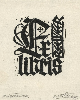 Ex libris Reeweer 