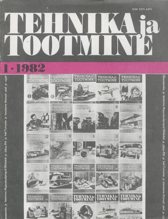 Tehnika ja Tootmine ; 1 1982-01