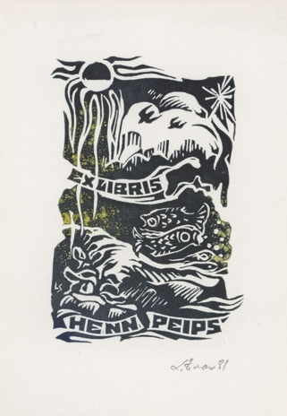 Ex libris Henn Peips 