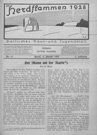 Herdflammen : Baltisches Haus- und Jugendblatt ; 18 1928-10-09