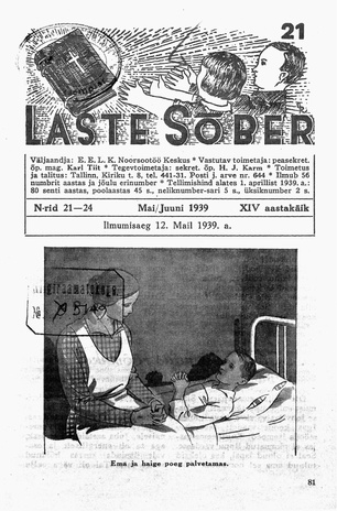 Laste Sõber ; 21-24 1939-05/06