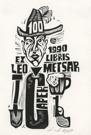Ex libris Leo Metsar  