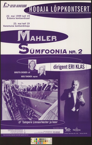Hooaja lõppkontsert : Mahler sümfoonia nr. 2, dirigent Eri Klas 