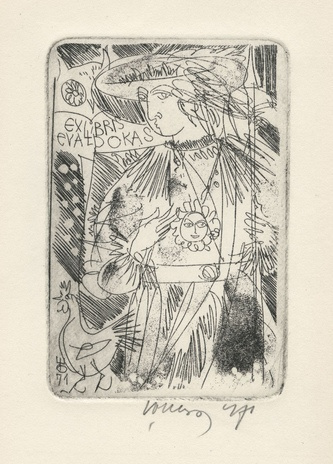 Ex libris Evald Okas 