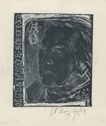 Ex libris A. Okas 1970 