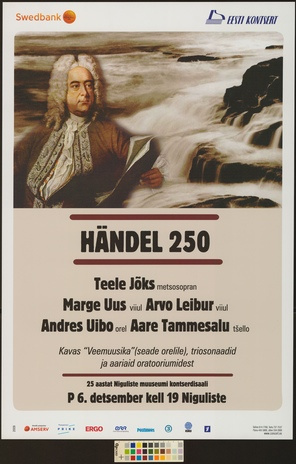 Händel 250 : Teele Jõks, Marge Uus, Arvo Leibur, Andres Uibo, Aare Tammesalu 