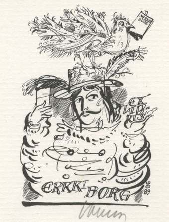 Ex libris Erkki Borg 