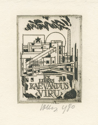 Ex libris kaevandus Viru