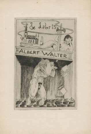 Ex libris Albert Walter 