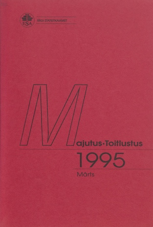 Majutus. Toitlustus ; 3 1995-05