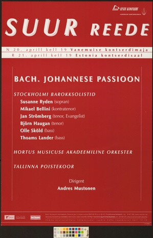 Suur reede : Bach Johannese passioon