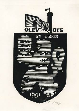 Olev Ots ex libris 