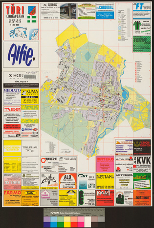 Türi : linnaplaan = town map = Stadtplan 