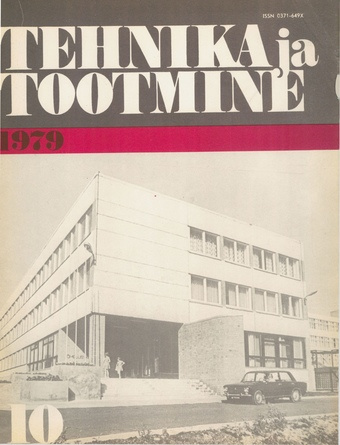 Tehnika ja Tootmine ; 10 1979-10