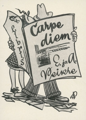 Ex libris E. ja A. Peikre 