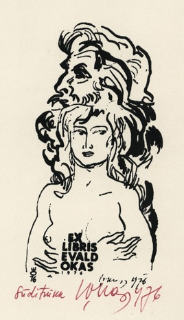 Ex libris Evald Okas 