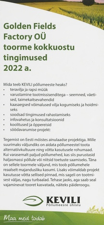 Põllumajandus. Metsandus. Jahindus. Kalandus ; 2022-01 [2]