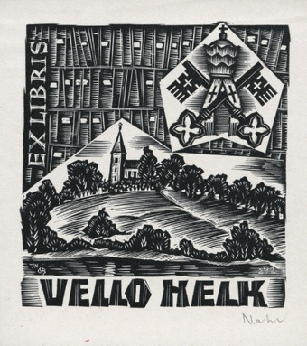 Ex libris Vello Helk 