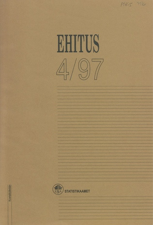 Ehitus : kvartalibülletään ; 4 1998-03