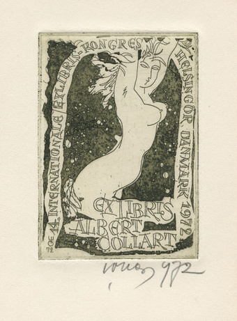 Ex libris Albert Collart 