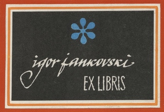 Igor Jankovski ex libris 