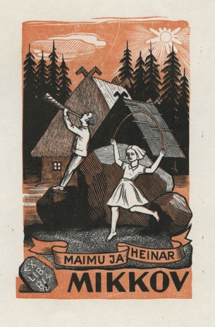 Ex libris Maimu ja Heinar Mikkov 