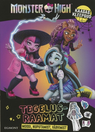 Monster High : tegelusraamat : moodi, nuputamist, värvimist 