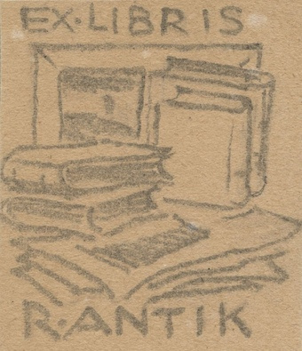 Ex libris R. Antik 