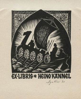 Ex libris Heino Kannel 