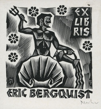 Ex libris Eric Bergquist 