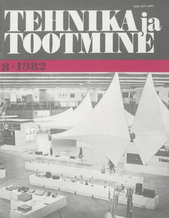 Tehnika ja Tootmine ; 8 1982-08