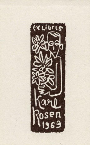 Ex libris Karl Rosen 