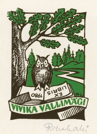 Ex libris Vivika Vallimägi 