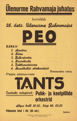 Müürilehed ; 1940-01