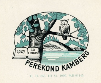 Ex libris perekond Kamberg 
