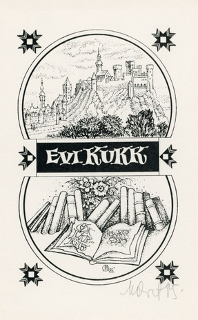 Evi Kukk ex libris 