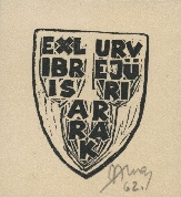 Ex libris Urve Jüri Arrak 