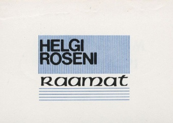 Helgi Roseni raamat 