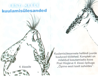 Eesti keele kuulamisülesannete töölehed : 4. klass