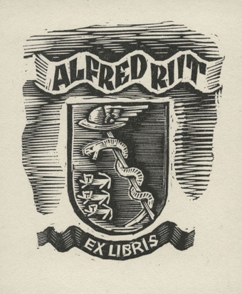 Alfred Riit ex libris 
