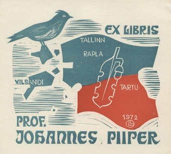 Ex libris prof. Johannes Piiper 