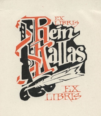 Ex libris Rein Kallas 