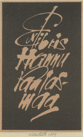 Ex libris Hannu Paalasmaa 