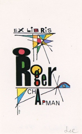 Ex libris Roger Chapman 
