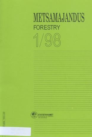 Metsamajandus = Forestry ; 1 1998-03