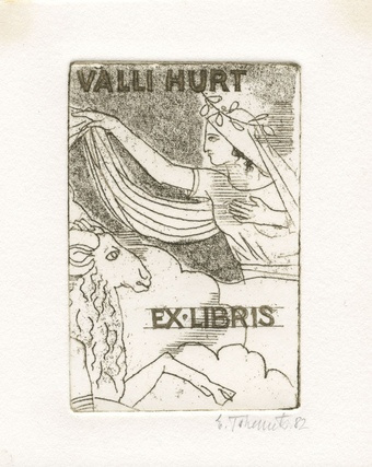 Valli Hurt ex-libris 